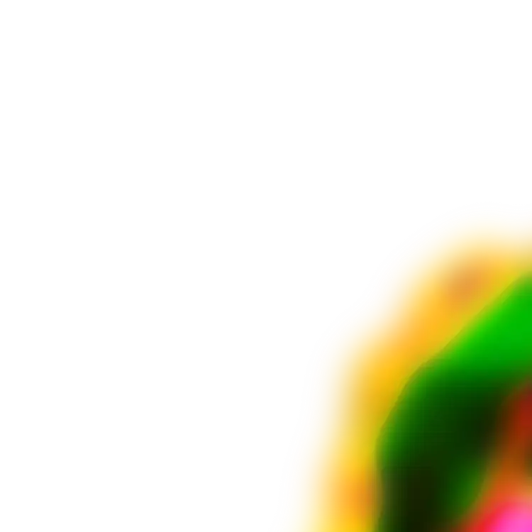 Abstract yellow and green artwork